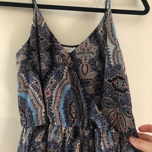 Paisley print dress